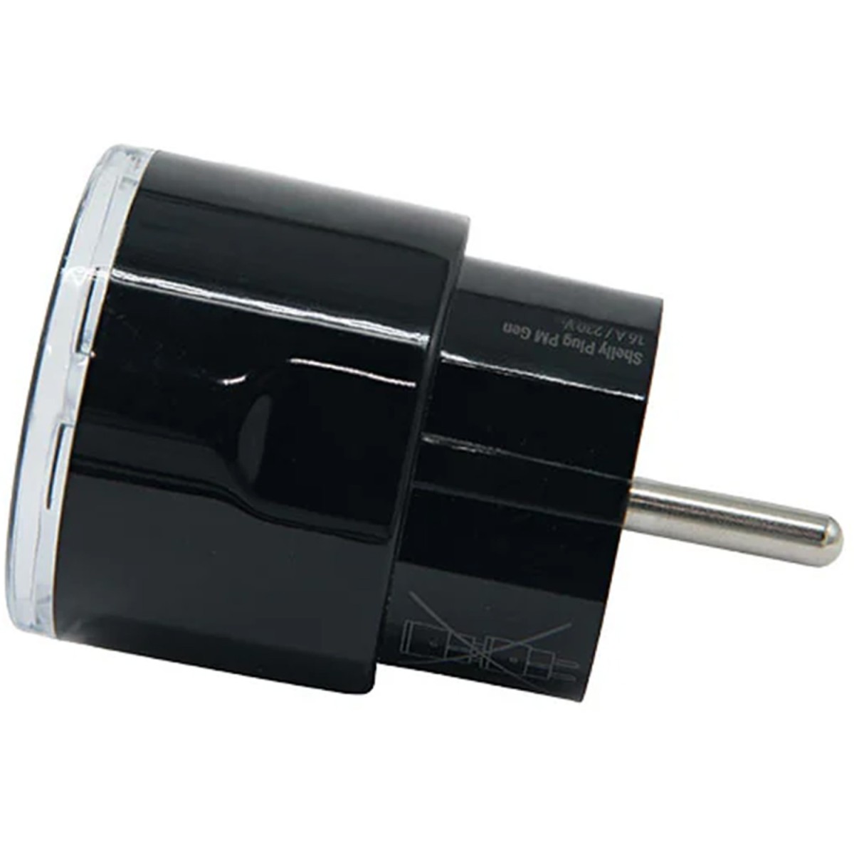Shelly Plug PM Gen3 Matter 13A έξυπνη πρίζα, μαύρη