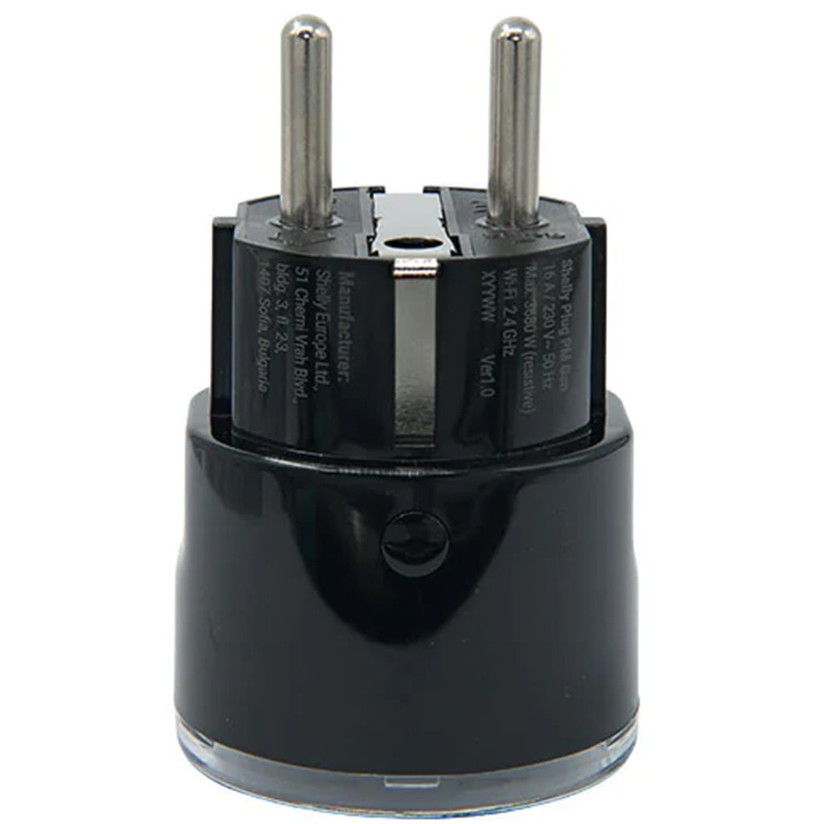 Shelly Plug PM Gen3 Matter 13A έξυπνη πρίζα, μαύρη