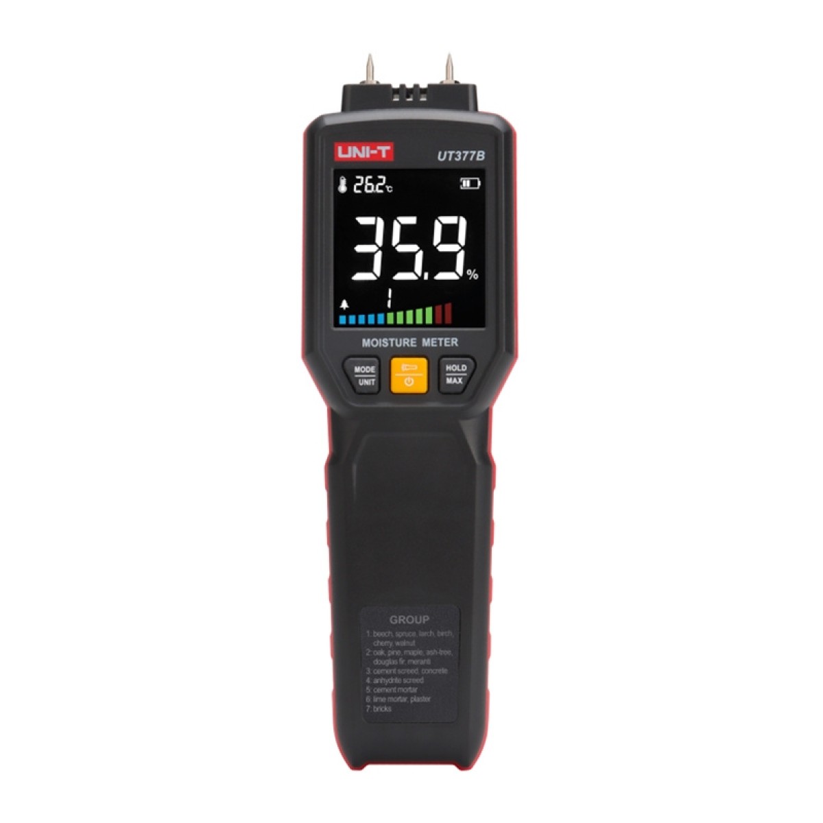 Μετρητής υγρασίας ξύλου Uni-T UT377B