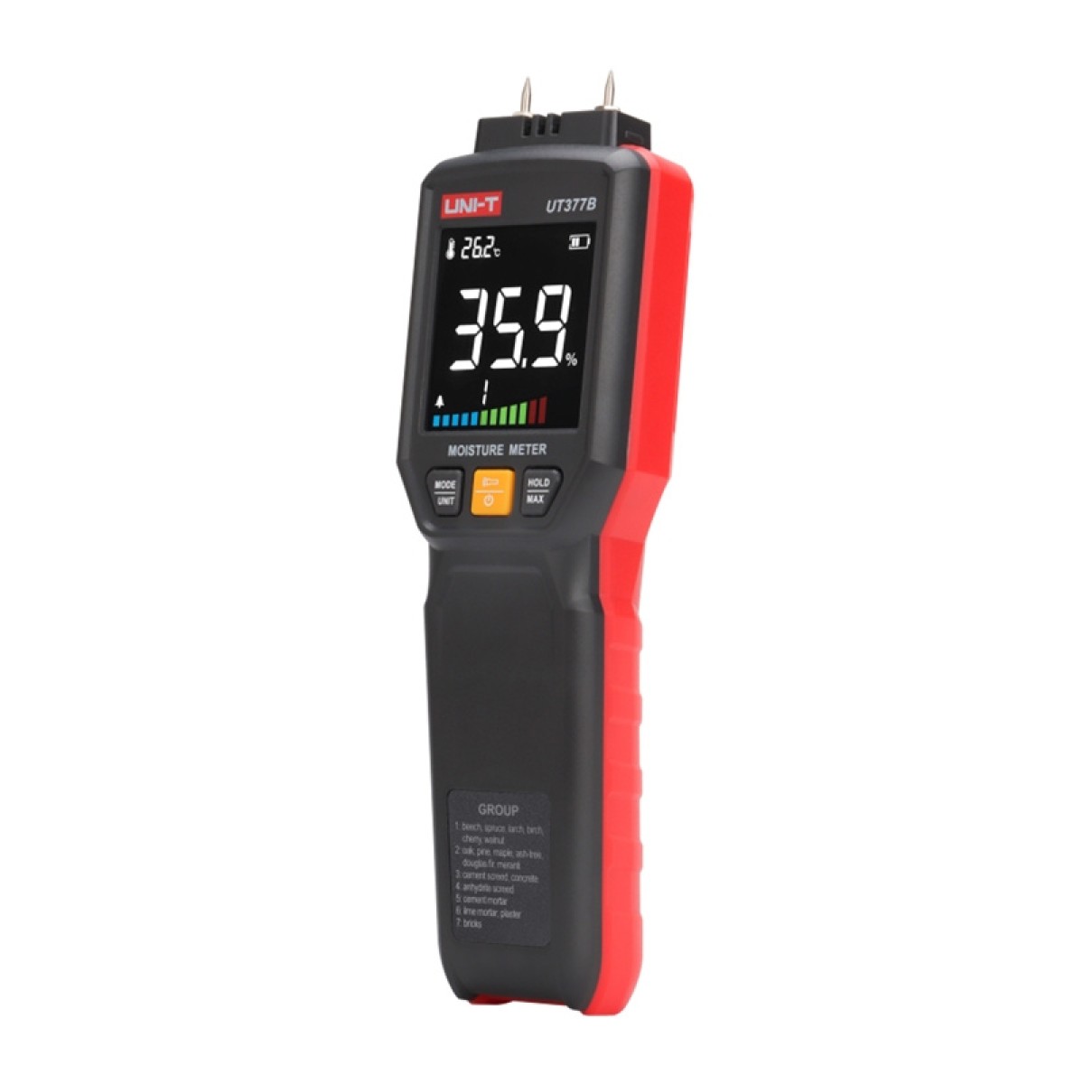 Μετρητής υγρασίας ξύλου Uni-T UT377B