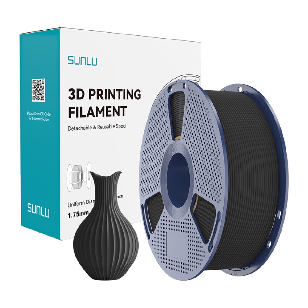 Νήμα Sunlu PLA Classic Μαύρο 1.75mm 1KG