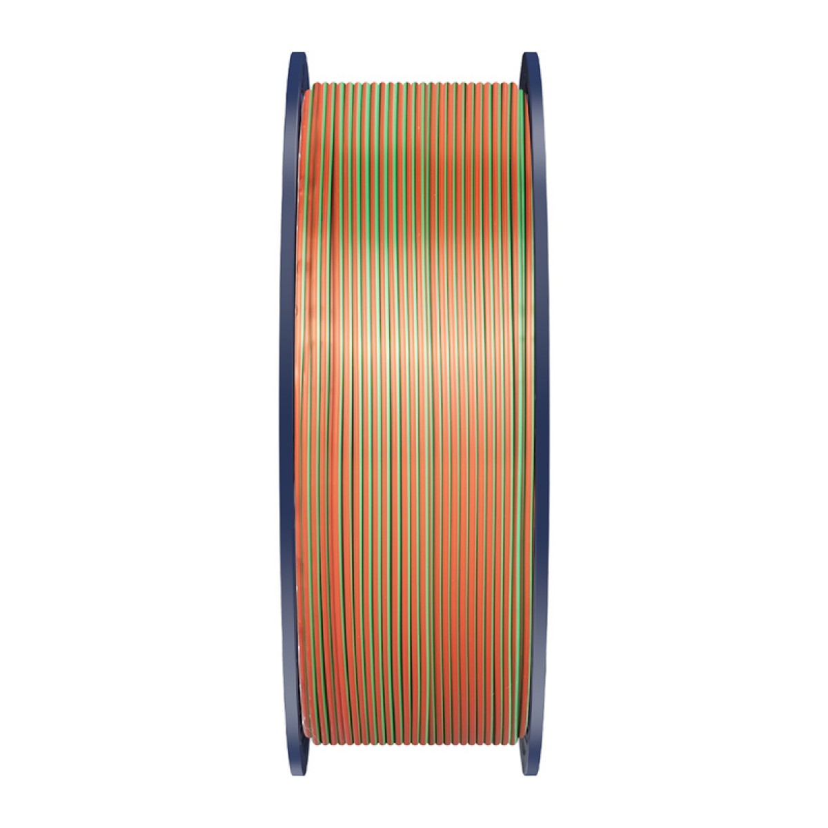 Νήμα Sunlu PLA+ Silk σε τρία χρώματα (πορτοκαλί, μπλε και πράσινο)