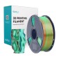 Νήμα Sunlu PLA+ Silk σε τρία χρώματα (πορτοκαλί, μπλε και πράσινο)
