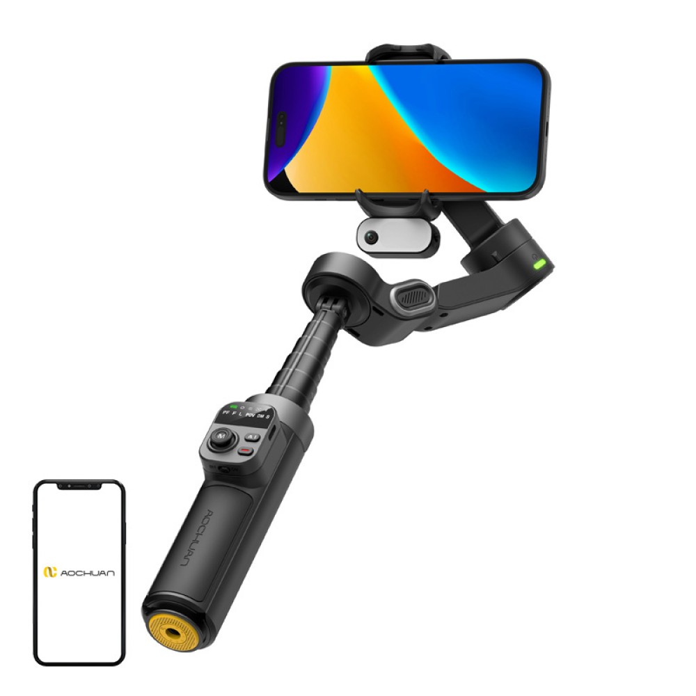 AOCHUAN X3 Gimbal με αισθητήρα AI (Μαύρο)