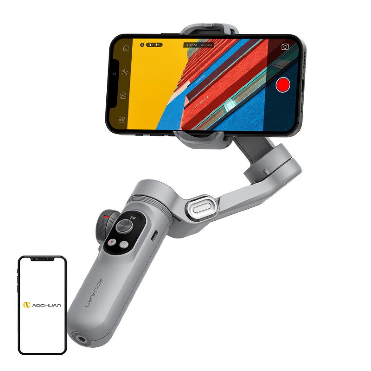 AOCHUAN X Pro Standard Gimbal (Γκρι)