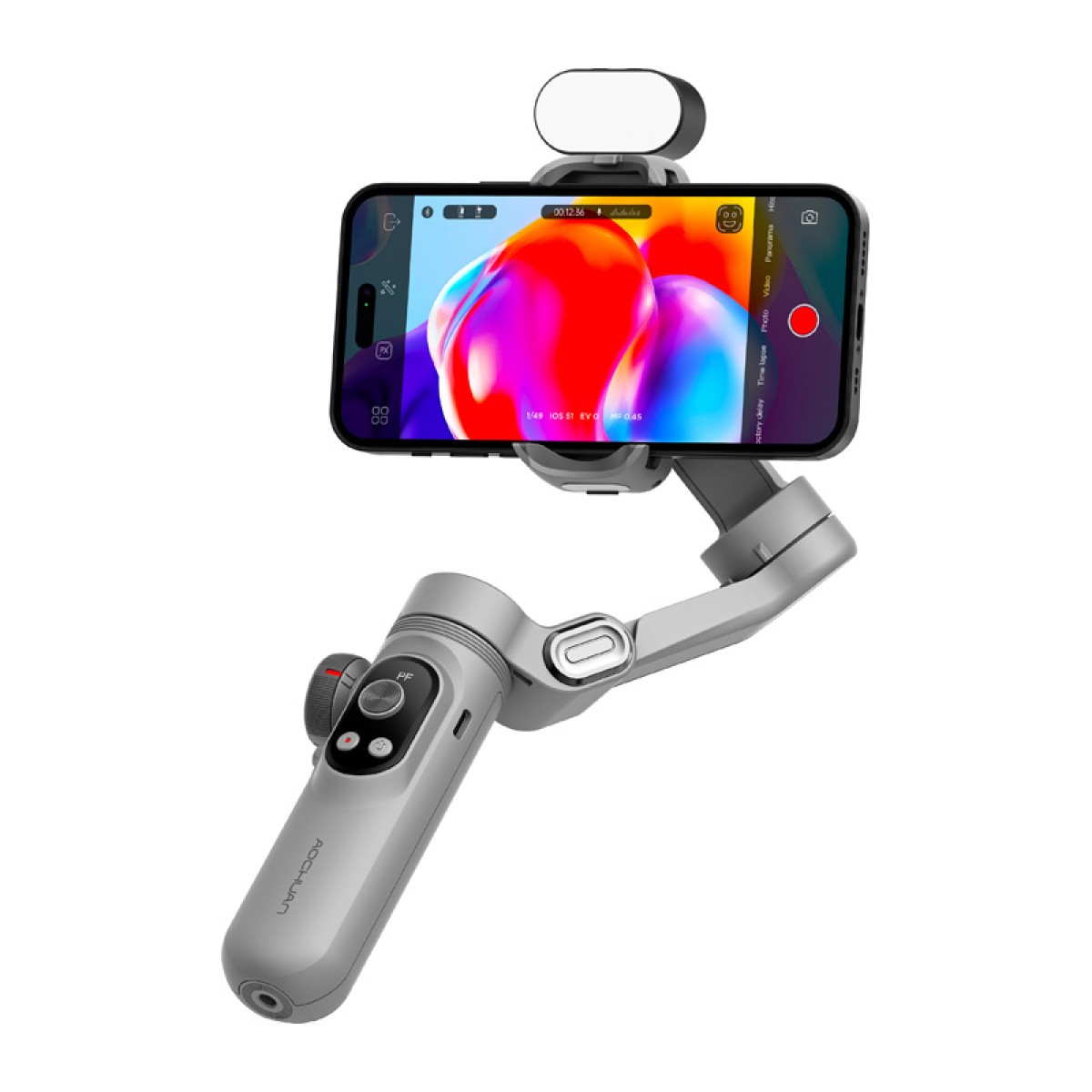 AOCHUAN X Pro Gimbal με φωτισμό RGB (Γκρι)
