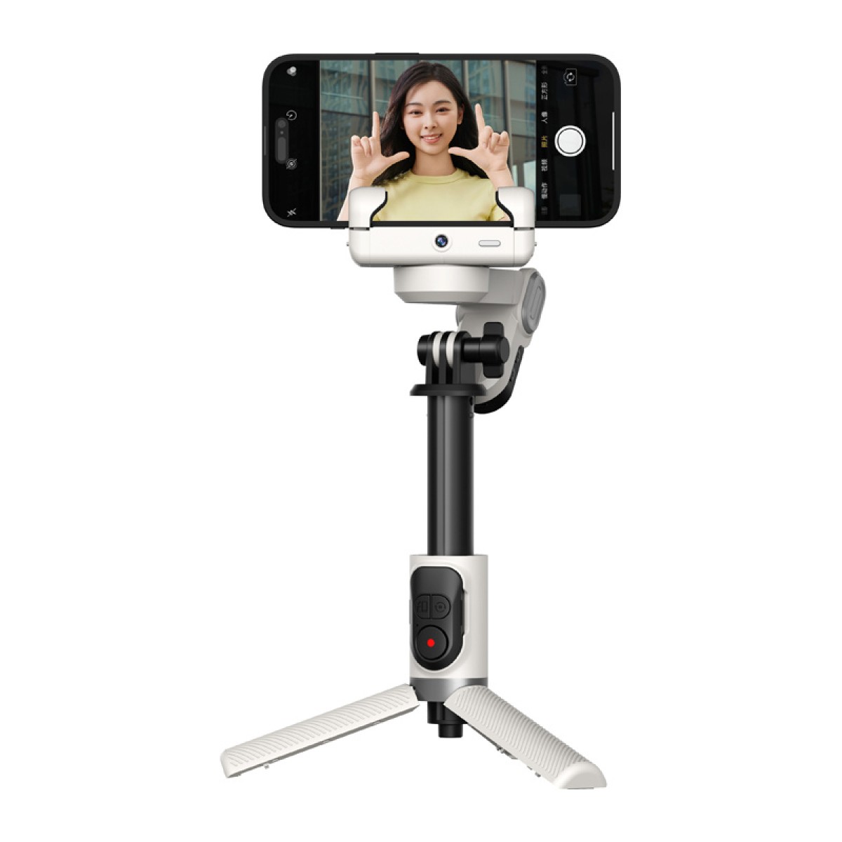 AOCHUAN M1 Pro Gimbal με φωτισμό RGB (Λευκό)