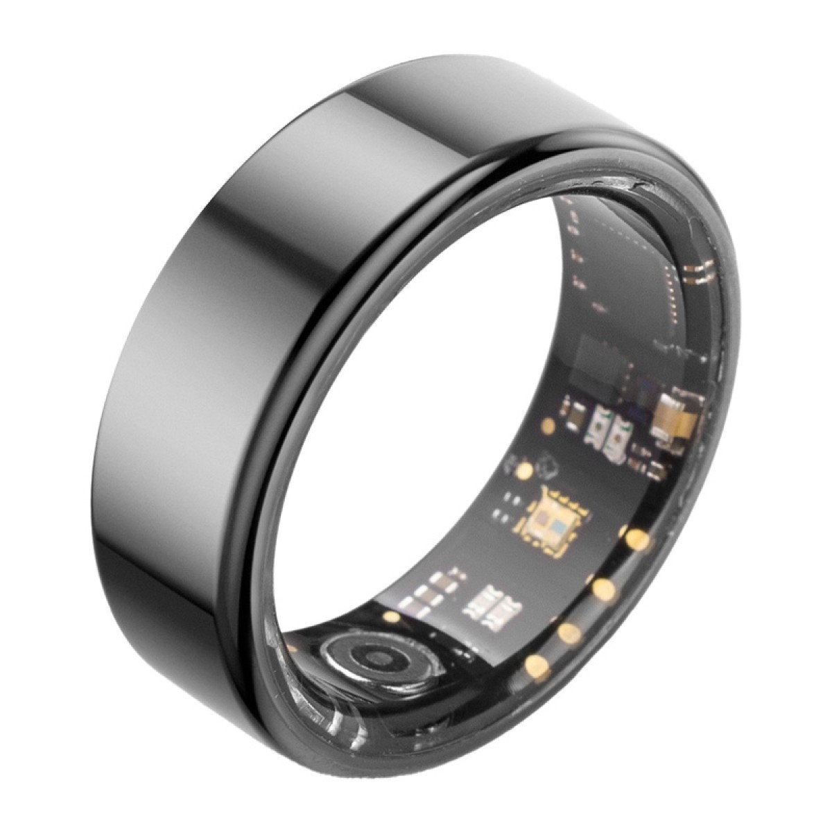 Έξυπνο δαχτυλίδι COLMI R02, μέγεθος 12, 21,3 mm (μαύρο) + θήκη φόρτισης