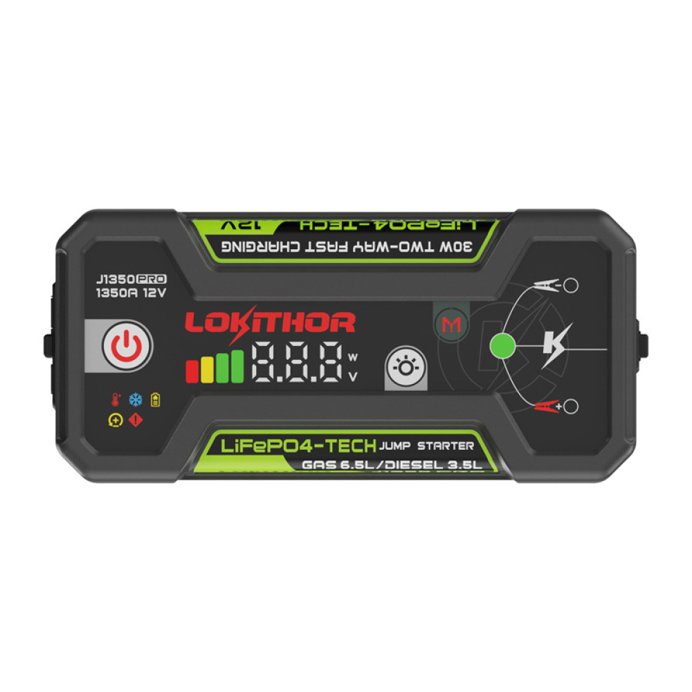 LOKITHOR J1350 Pro 25,6 Wh Jump Starter
