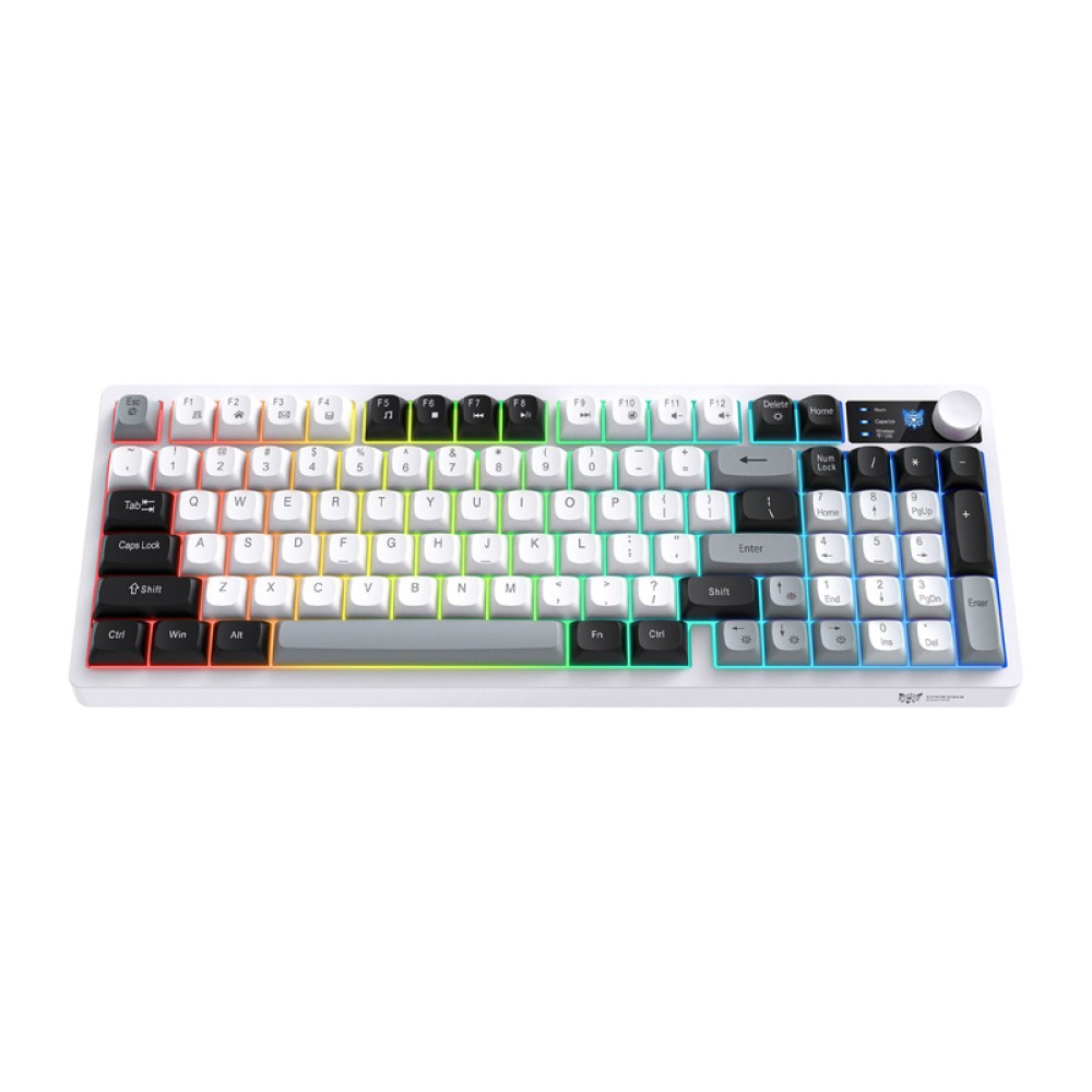 Πληκτρολόγιο gaming Onikuma MT902 2.4G (Μαύρο και Λευκό)