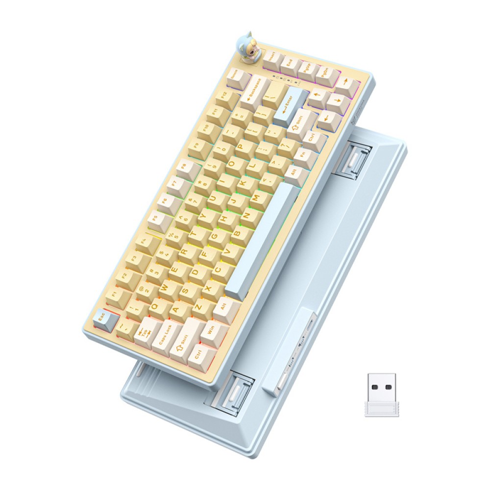 Πληκτρολόγιο gaming Onikuma MT707 (Κίτρινο)
