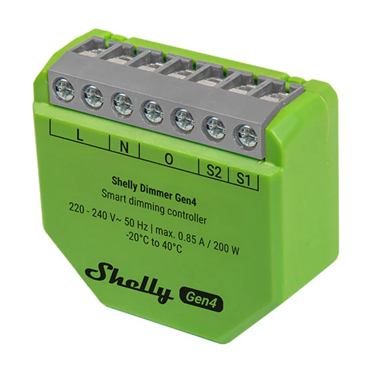 Shelly Dimmer Gen4: Έξυπνος ρυθμιστής έντασης φωτισμού με Zigbee/Matter