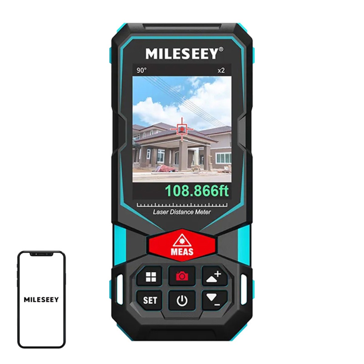 Λέιζερ τηλεμετρητής Mileseey S7 με κάμερα 100 μέτρων