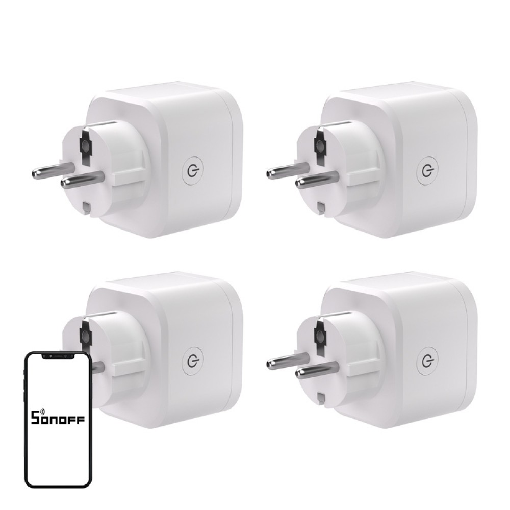 SONOFF S61s Matter Εξωτερική πρίζα μέσω Wi-Fi, συσκευασία 4 τεμαχίων