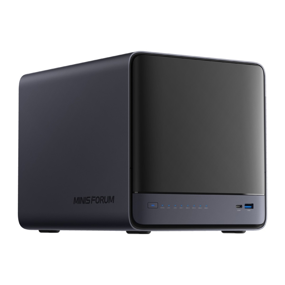 MINIS FORUM NAS N5 Air Ryzen H255 Μίνι υπολογιστής (16 GB μνήμης RAM + 64 GB αποθηκευτικού χώρου)