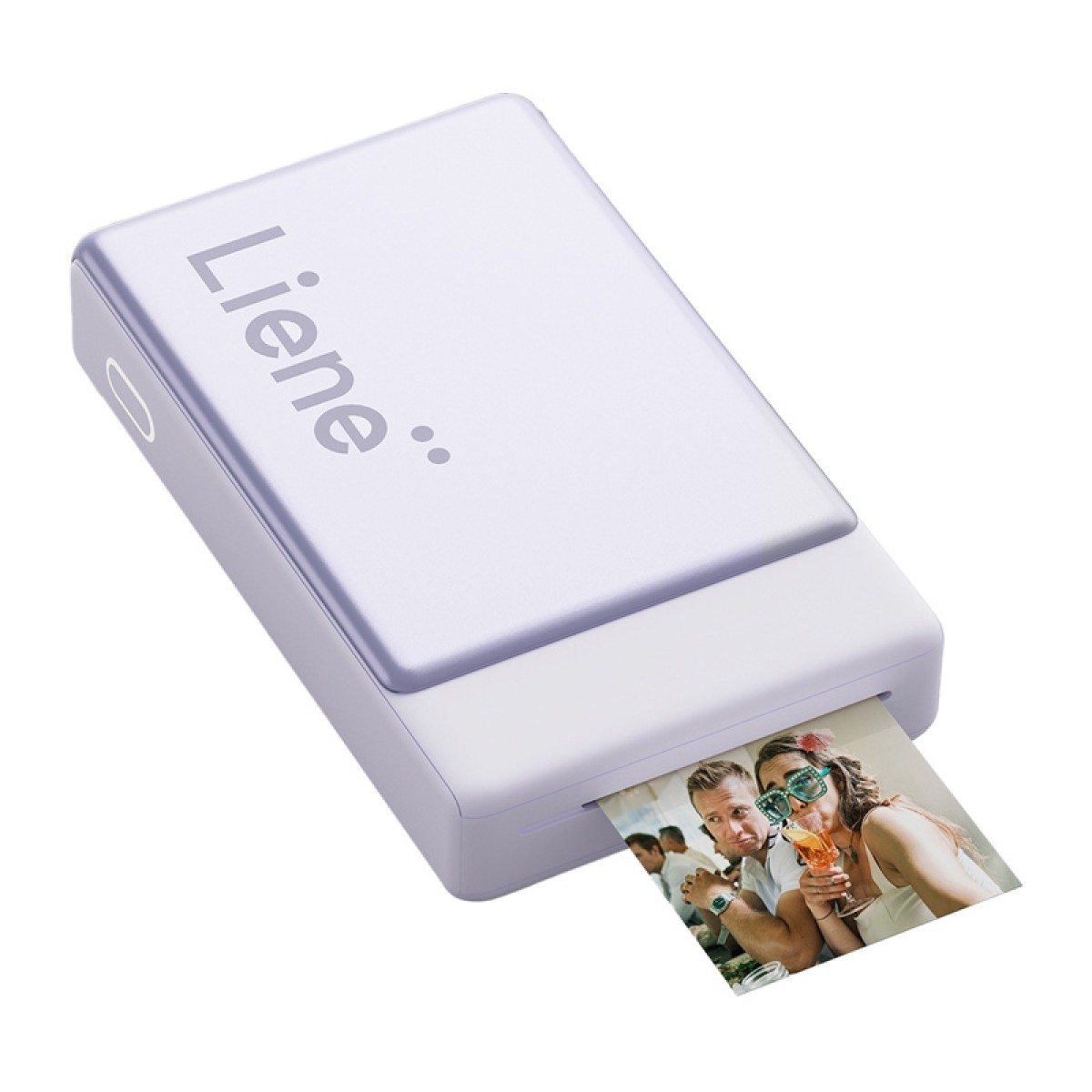 Φορητός εκτυπωτής φωτογραφιών LIENE Pearl N200 Pro 2x3" (Μωβ)