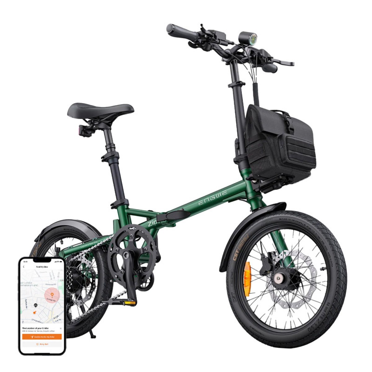 Ηλεκτρικό ποδήλατο ENGWE ZIP 250W 16" (Πράσινο)