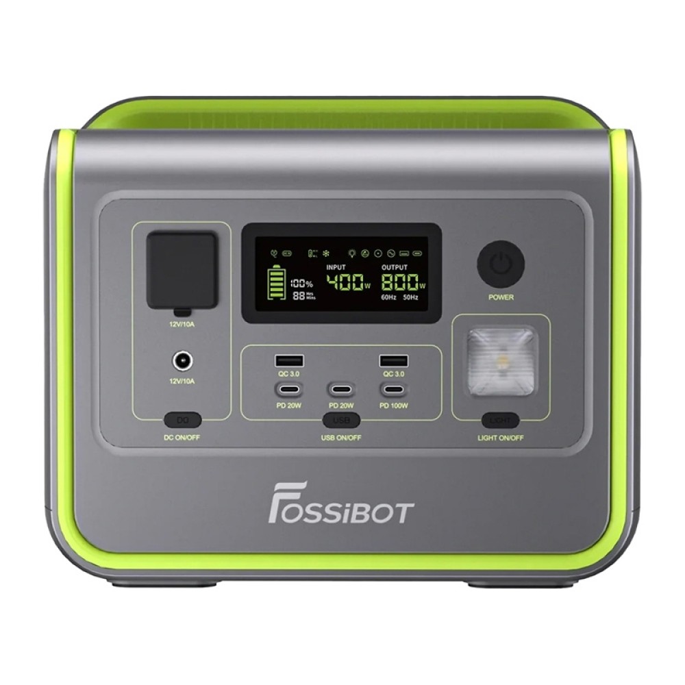Σταθμός φόρτισης FOSSIBOT F800 800 W (Πράσινος)