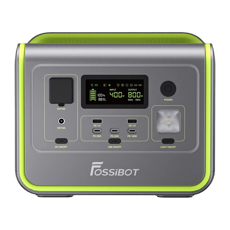 Σταθμός φόρτισης FOSSIBOT F800 800 W (Πράσινος)