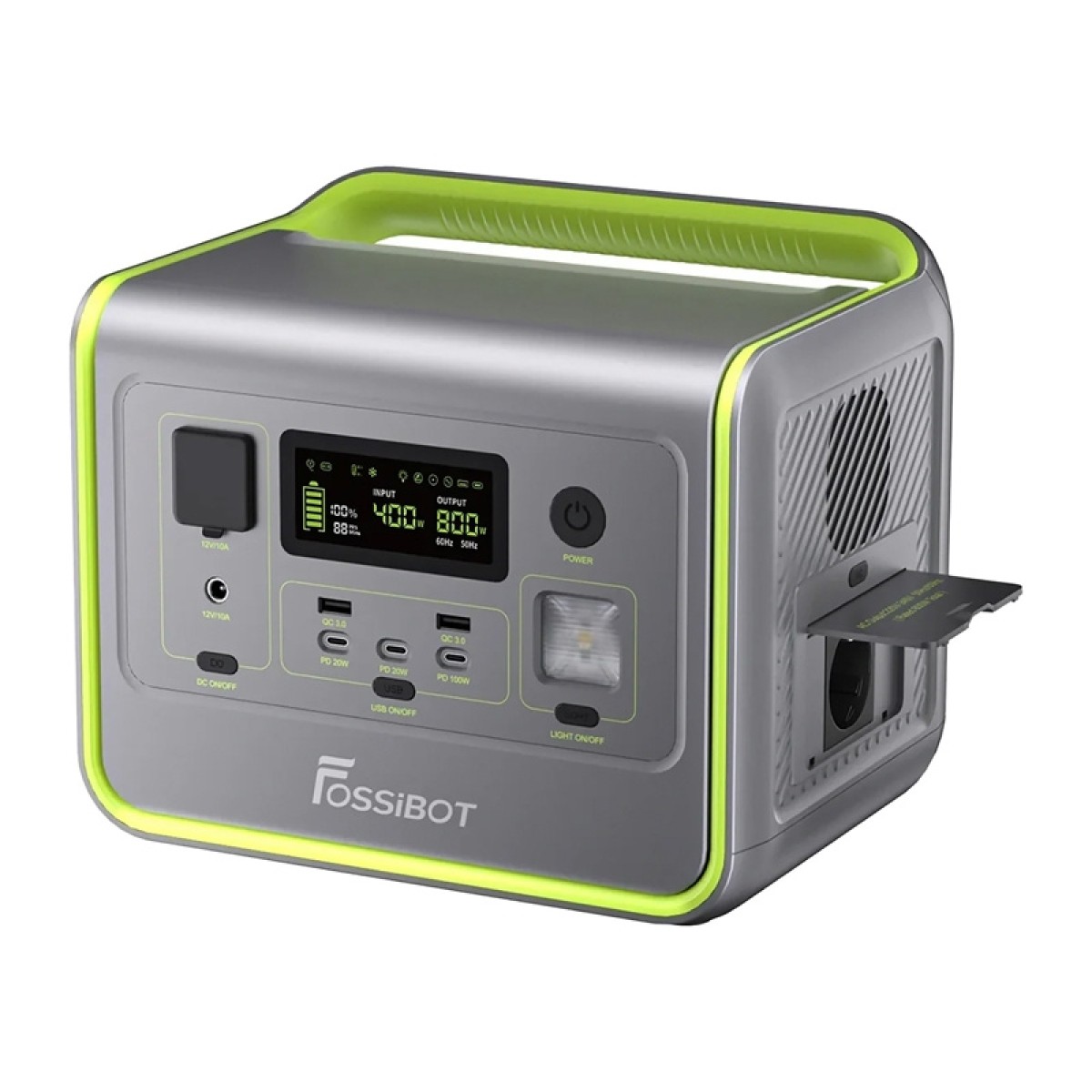 Σταθμός φόρτισης FOSSIBOT F800 800 W (Πράσινος)