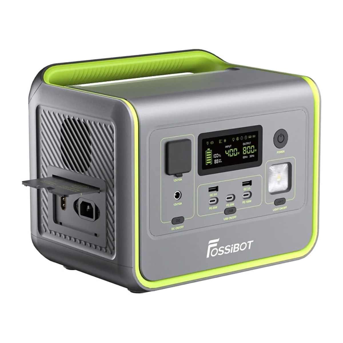 Σταθμός φόρτισης FOSSIBOT F800 800 W (Πράσινος)