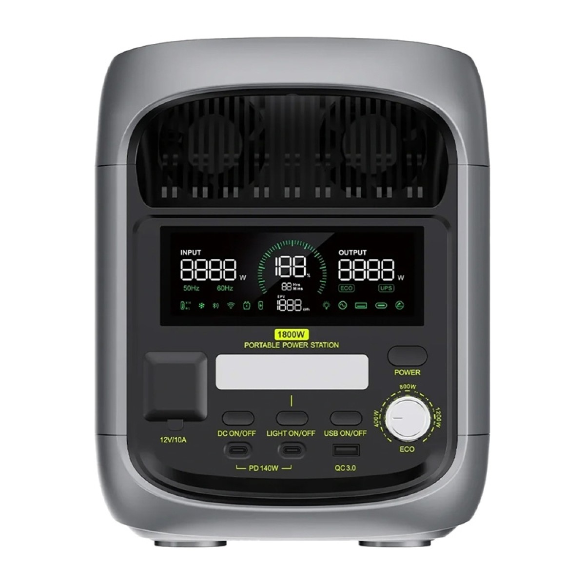 Σταθμός φόρτισης FOSSIBOT F1800 1800 W (γκρι)