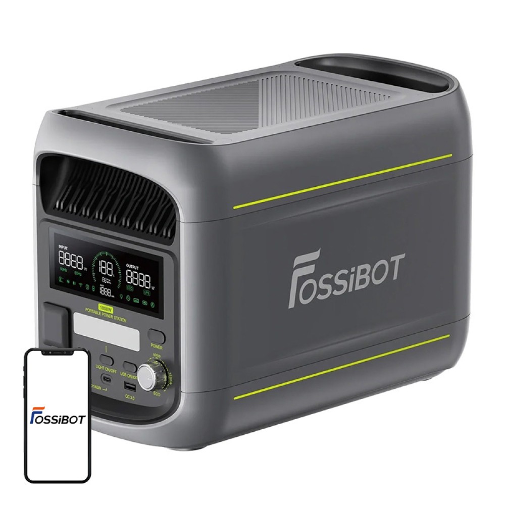 Σταθμός φόρτισης FOSSIBOT F1800 1800 W (γκρι)