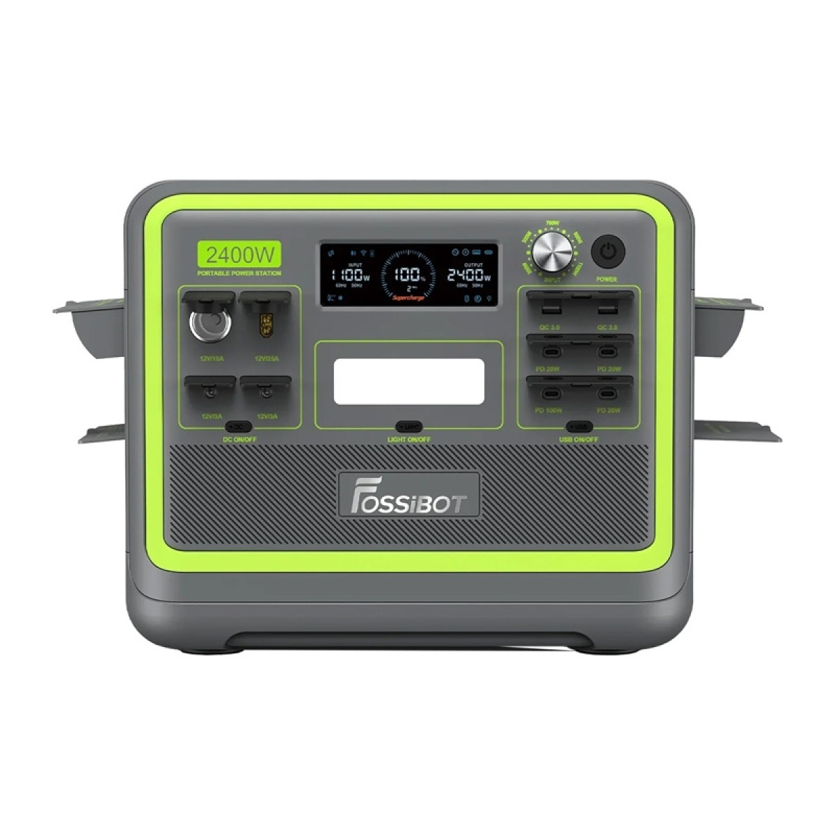 Σταθμός φόρτισης FOSSIBOT F2400 2400 W (Πράσινος)