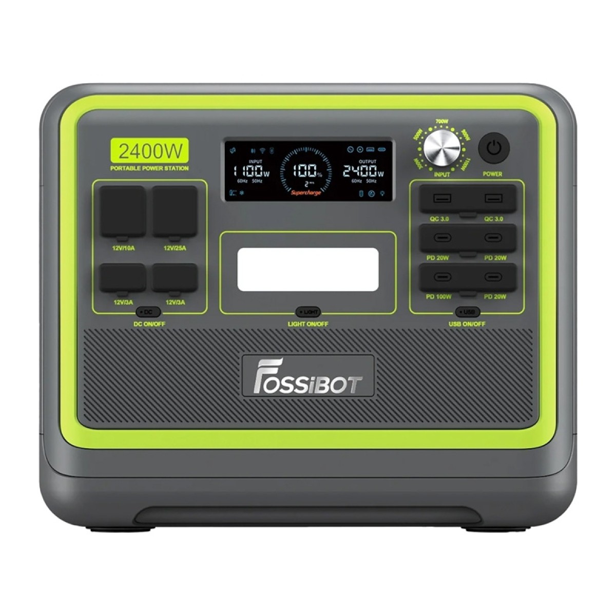Σταθμός φόρτισης FOSSIBOT F2400 2400 W (Πράσινος)