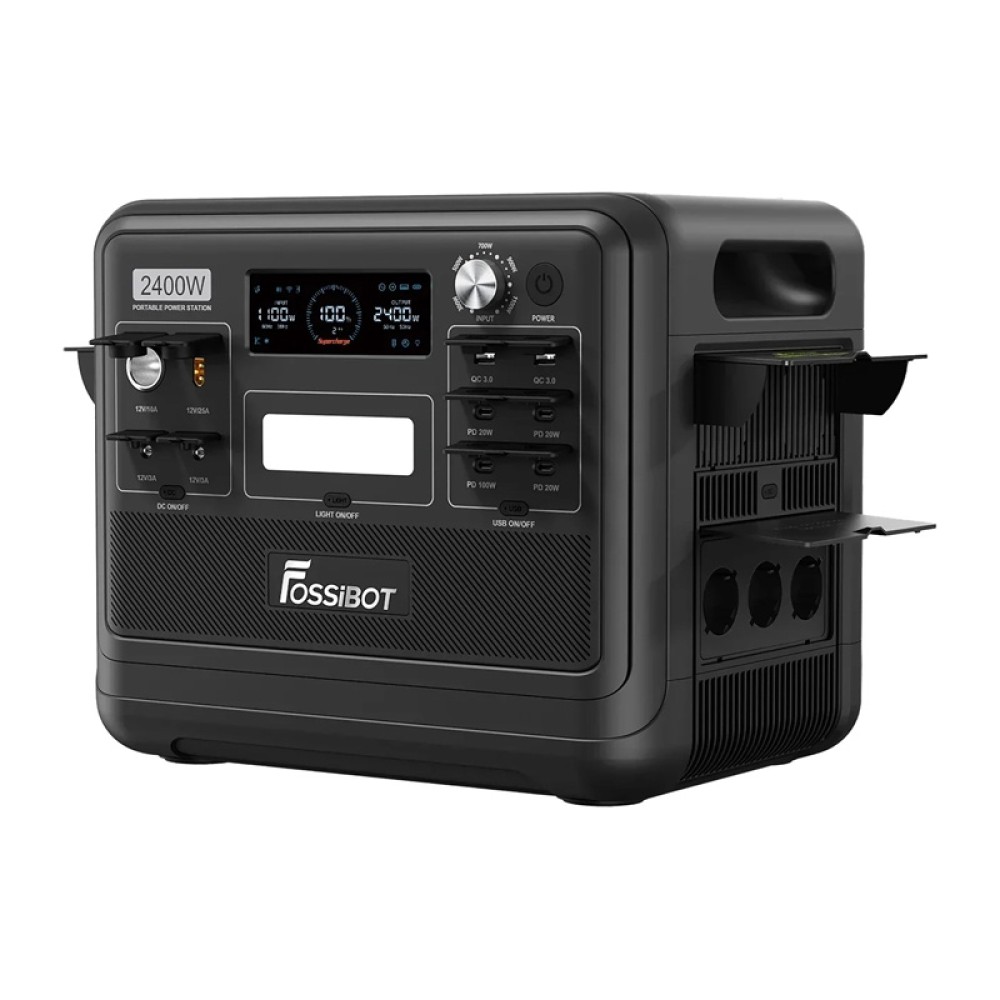 Σταθμός φόρτισης FOSSIBOT F2400 2400 W (Μαύρος)