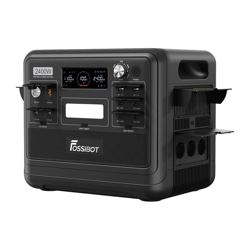 Σταθμός φόρτισης FOSSIBOT F2400 2400 W (Μαύρος)