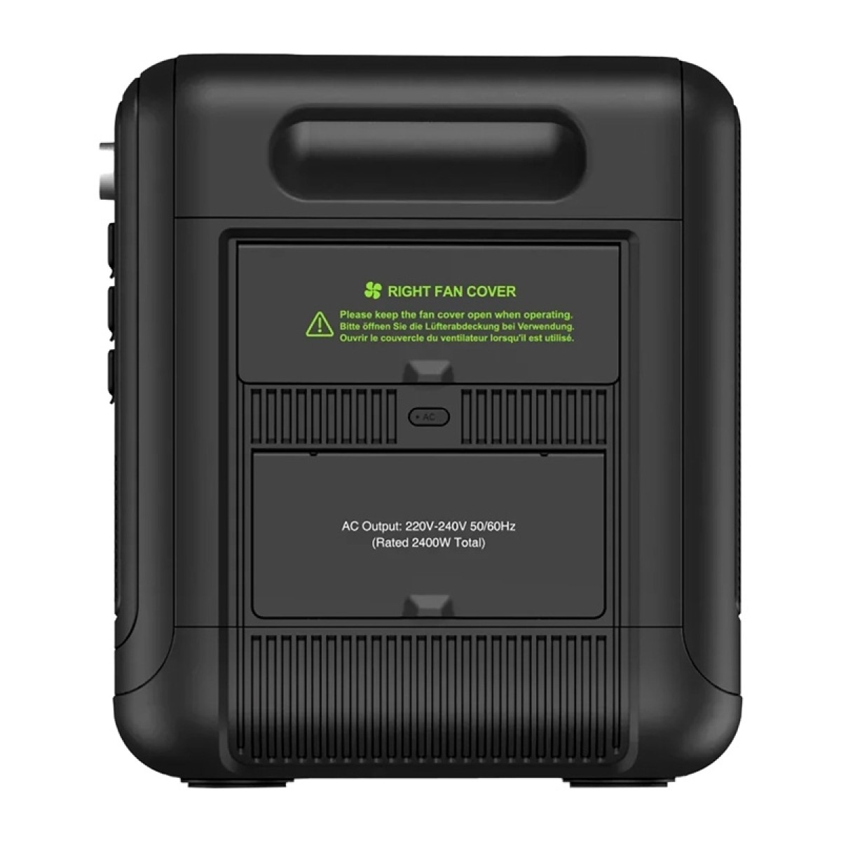 Σταθμός φόρτισης FOSSIBOT F2400 2400 W (Μαύρος)