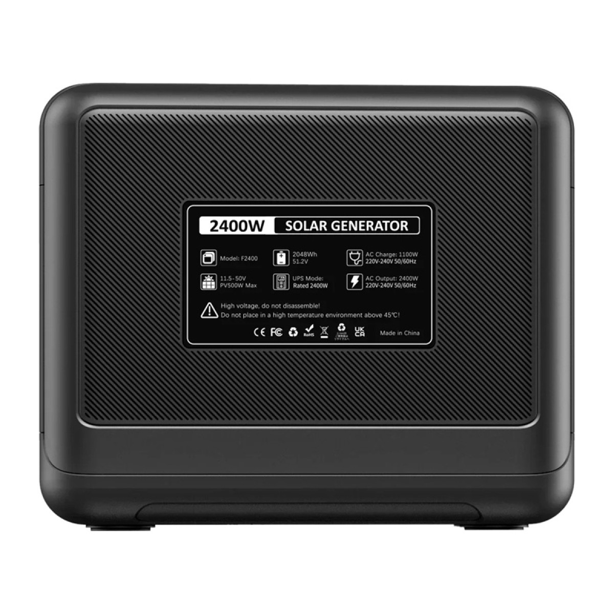Σταθμός φόρτισης FOSSIBOT F2400 2400 W (Μαύρος)