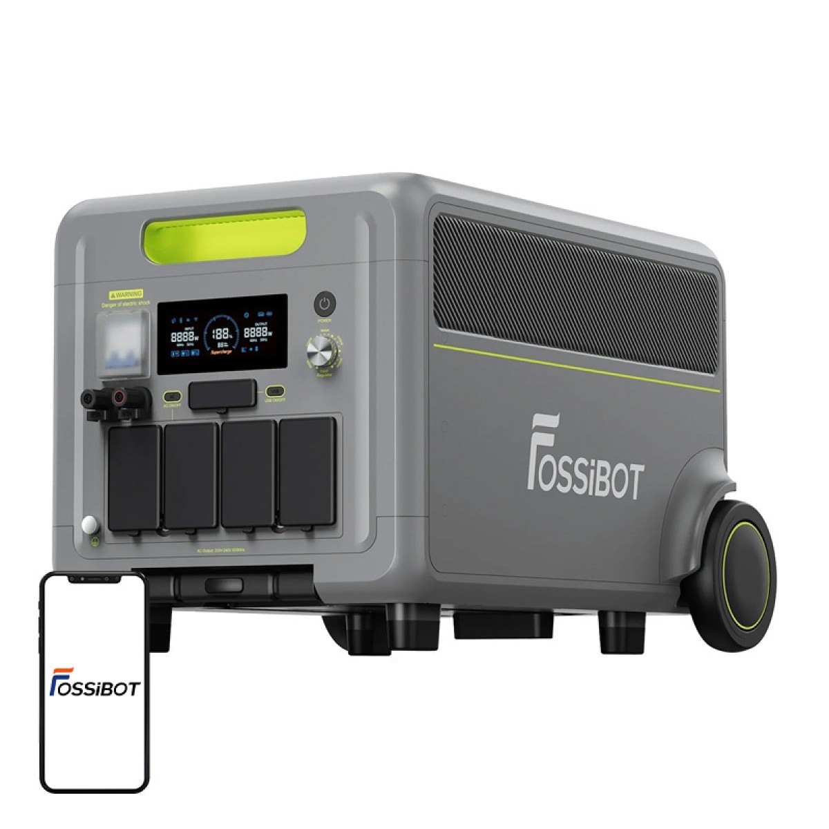 FOSSIBOT F7200 Σταθμός φόρτισης 7200 W (Πράσινος)