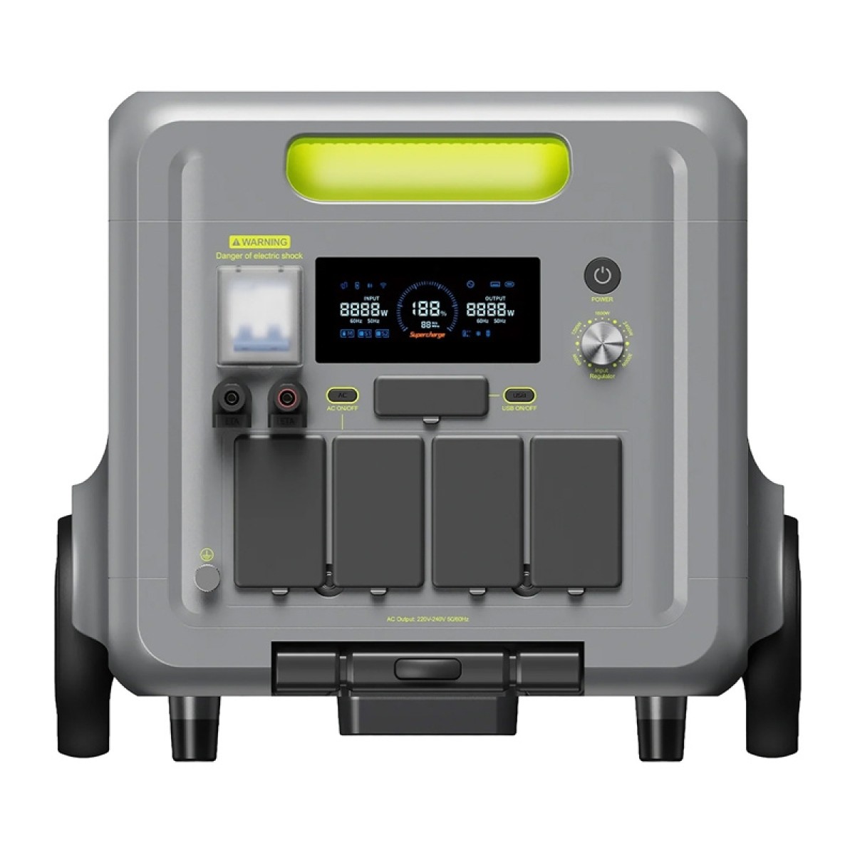FOSSIBOT F7200 Σταθμός φόρτισης 7200 W (Πράσινος)