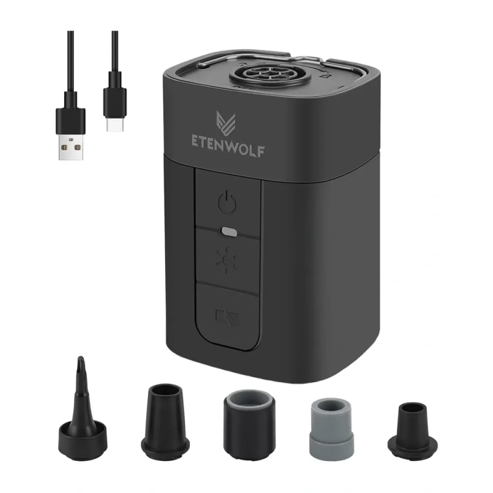 Ηλεκτρική αντλία Etenwolf AIR 5 Pro 10400mAh (Μαύρη)