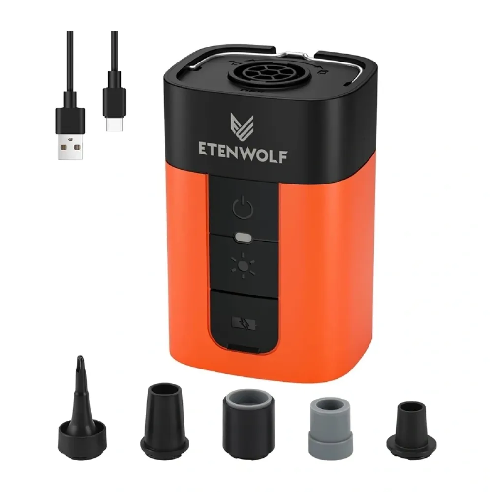 Ηλεκτρική αντλία Etenwolf AIR 5 Pro 10400mAh (Πορτοκαλί)