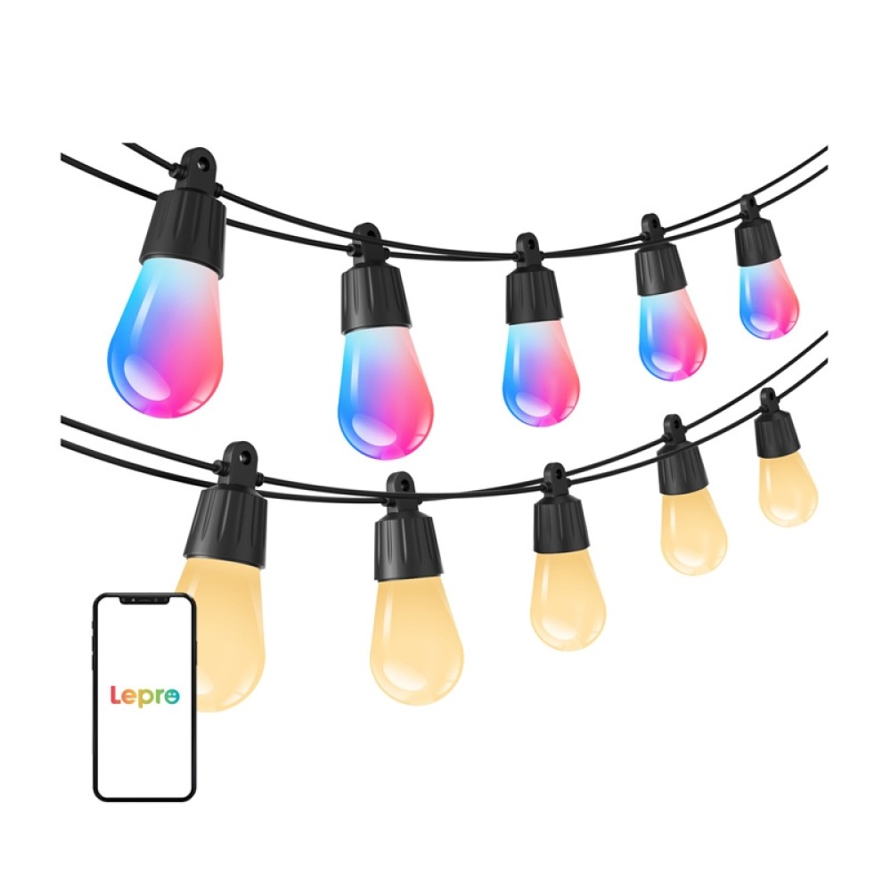 LEPRO ZB1-15 Φωτιστικά αλυσίδα με Wi-Fi, 15 μ.