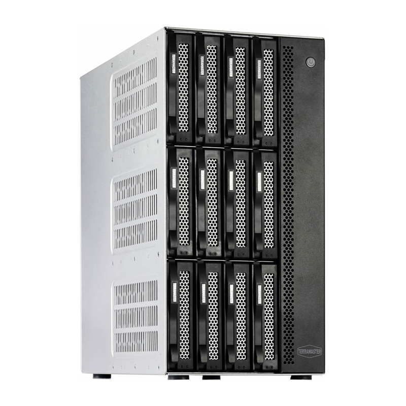 TERRAMASTER T12-500 Pro NAS, διακομιστής αρχείων με επεξεργαστή Intel Core i7-1255U, μνήμη RAM 16 GB, 12 θέσεις