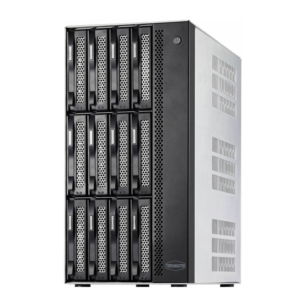 TERRAMASTER T12-500 Pro NAS, διακομιστής αρχείων με επεξεργαστή Intel Core i7-1255U, μνήμη RAM 16 GB, 12 θέσεις