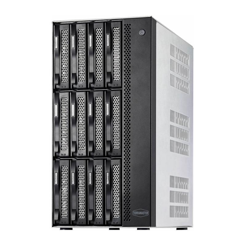 TERRAMASTER T12-500 Pro NAS, διακομιστής αρχείων με επεξεργαστή Intel Core i7-1255U, μνήμη RAM 16 GB, 12 θέσεις