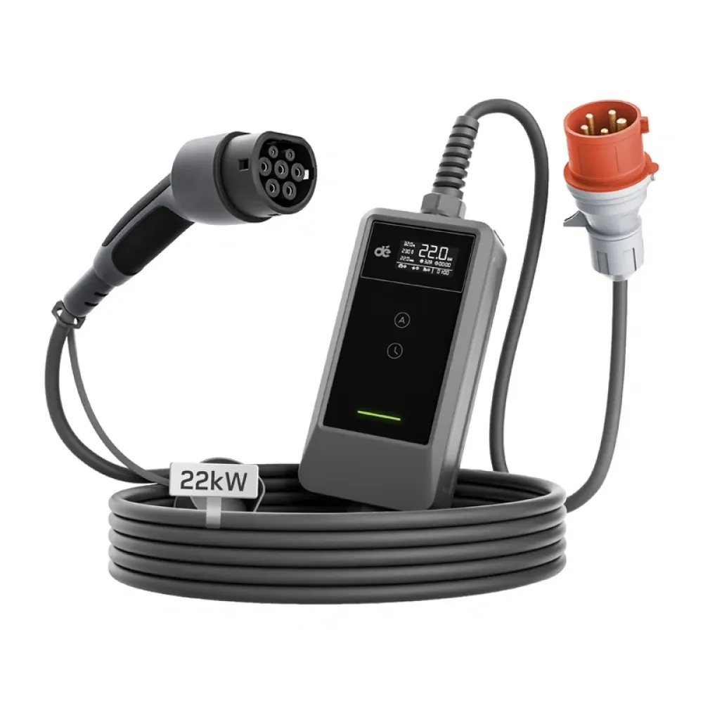 Φορητός φορτιστής ηλεκτρικών οχημάτων dé Traveler Set 22kW