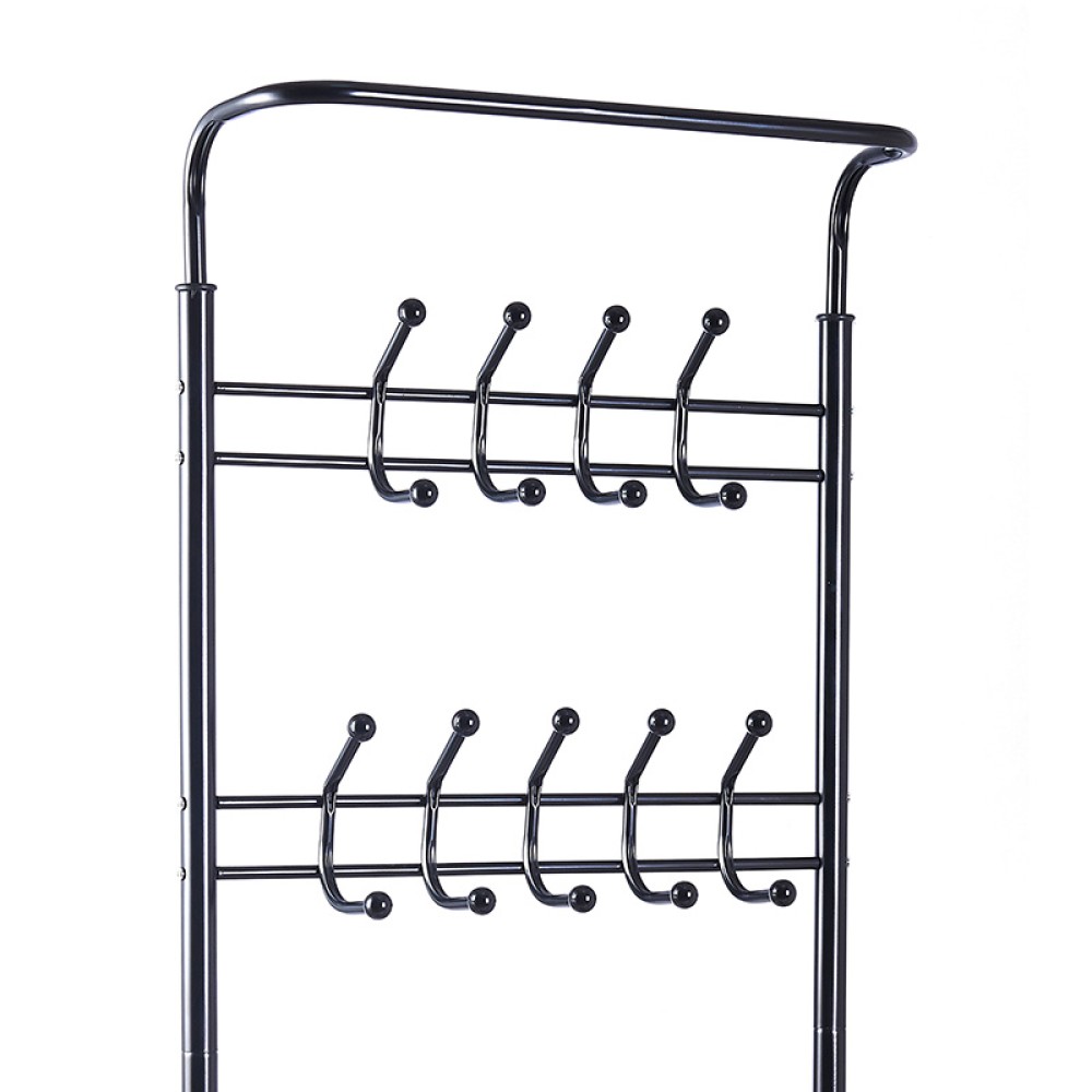 Έπιπλο εισόδου Πορτ Μαντώ Rica μέταλλο μαύρο 65x28x187