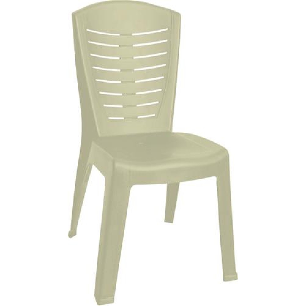 Καρέκλα "ΚΛΕΟΠΑΤΡΑ" πλαστική σε μπεζ χρώμα 50x53x89