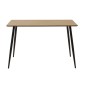 Τραπέζι "VALSE" MDF sonoma-μαύρο 140x80x76εκ
