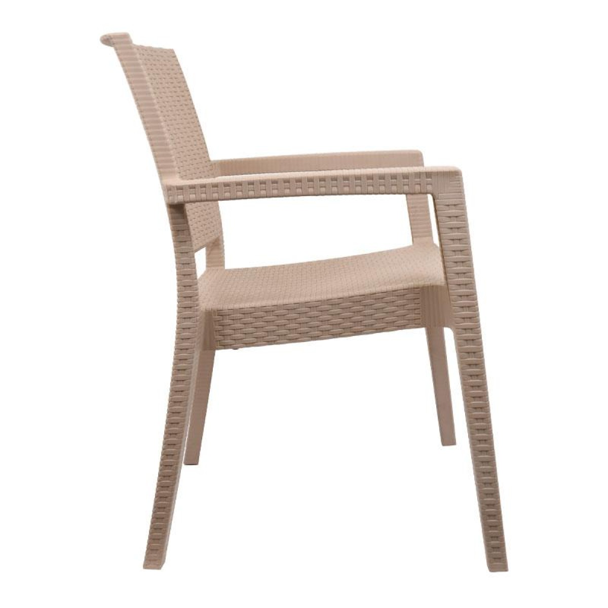 Πολυθρόνα βαρέους τύπου ZEUS απο PP σε χρώμα cappucino 58x57x89