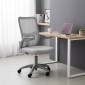 Καρέκλα γραφείου εργασίας LISE mesh γκρι 57x53x90/100