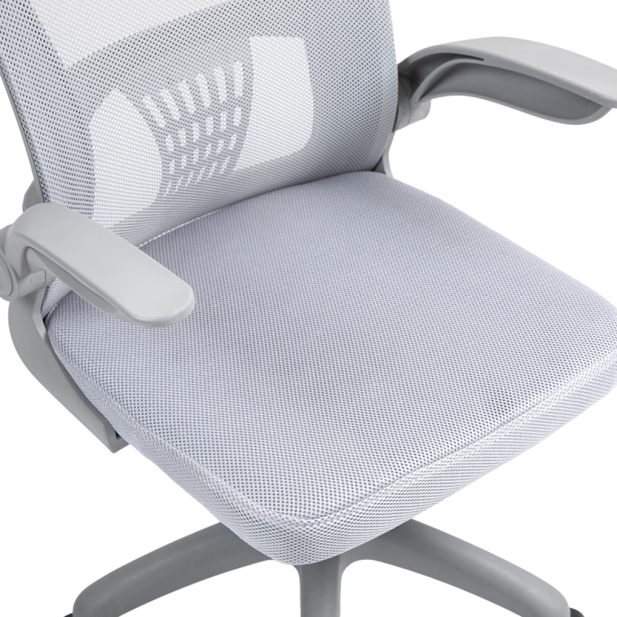 Καρέκλα γραφείου εργασίας LISE mesh γκρι 57x53x90/100
