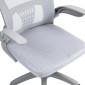 Καρέκλα γραφείου εργασίας LISE mesh γκρι 57x53x90/100