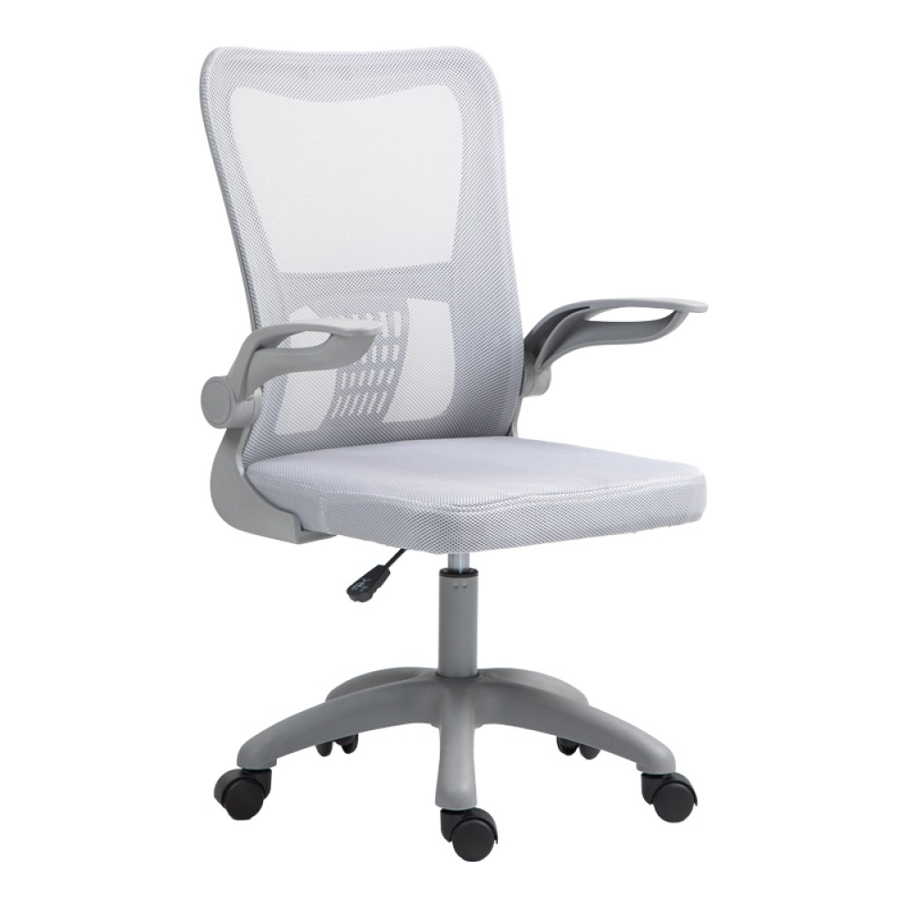 Καρέκλα γραφείου εργασίας LISE mesh γκρι 57x53x90/100